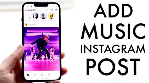 how to add music to post on instagram