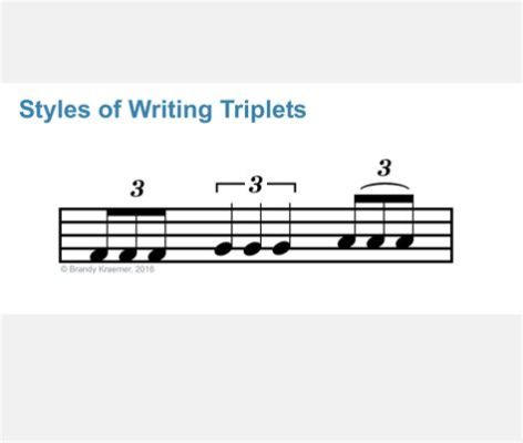 what are triplets in music